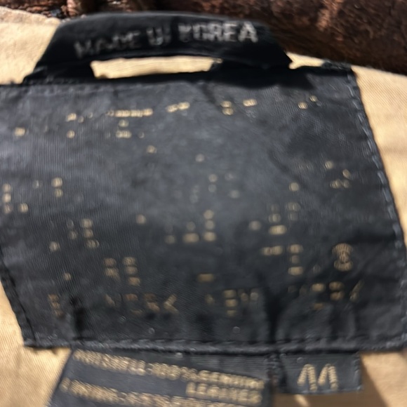 ´Bomber pilot Avirex brown 1987 leather jacket with bomber pilot lining size 44 - Picture 11 of 17